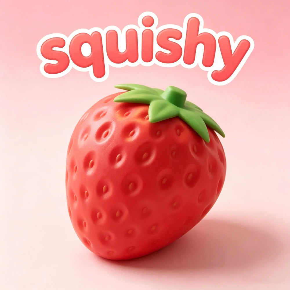 Jumbo Strawberry Stress Relief Toy