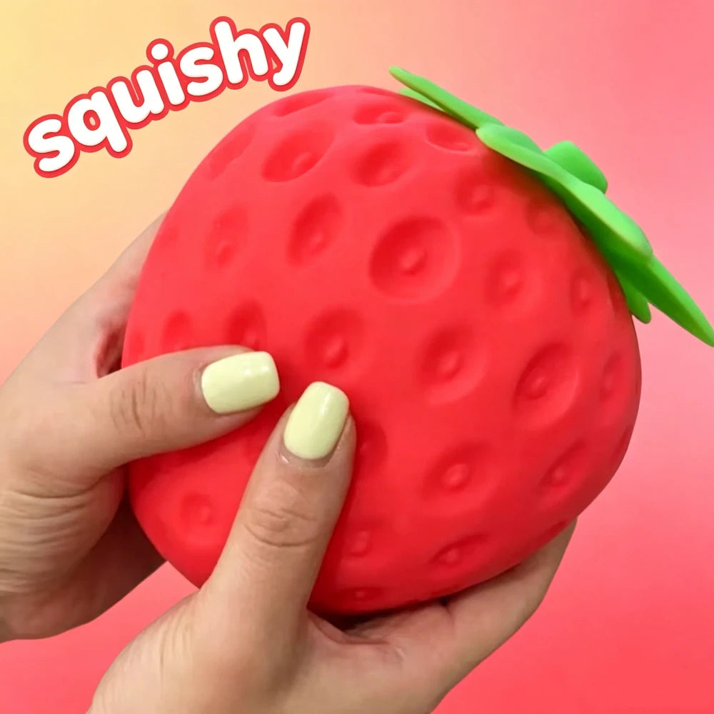 Jumbo Strawberry Stress Relief Toy