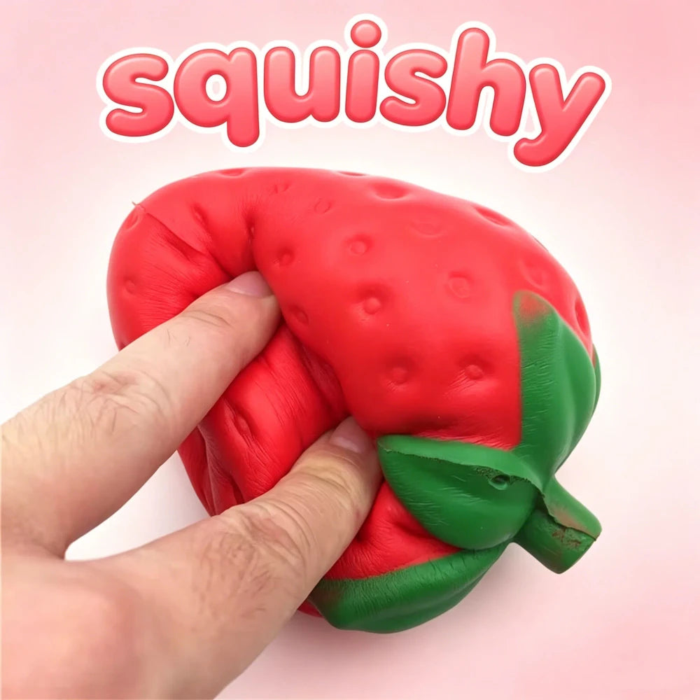 Jumbo Strawberry Stress Relief Toy