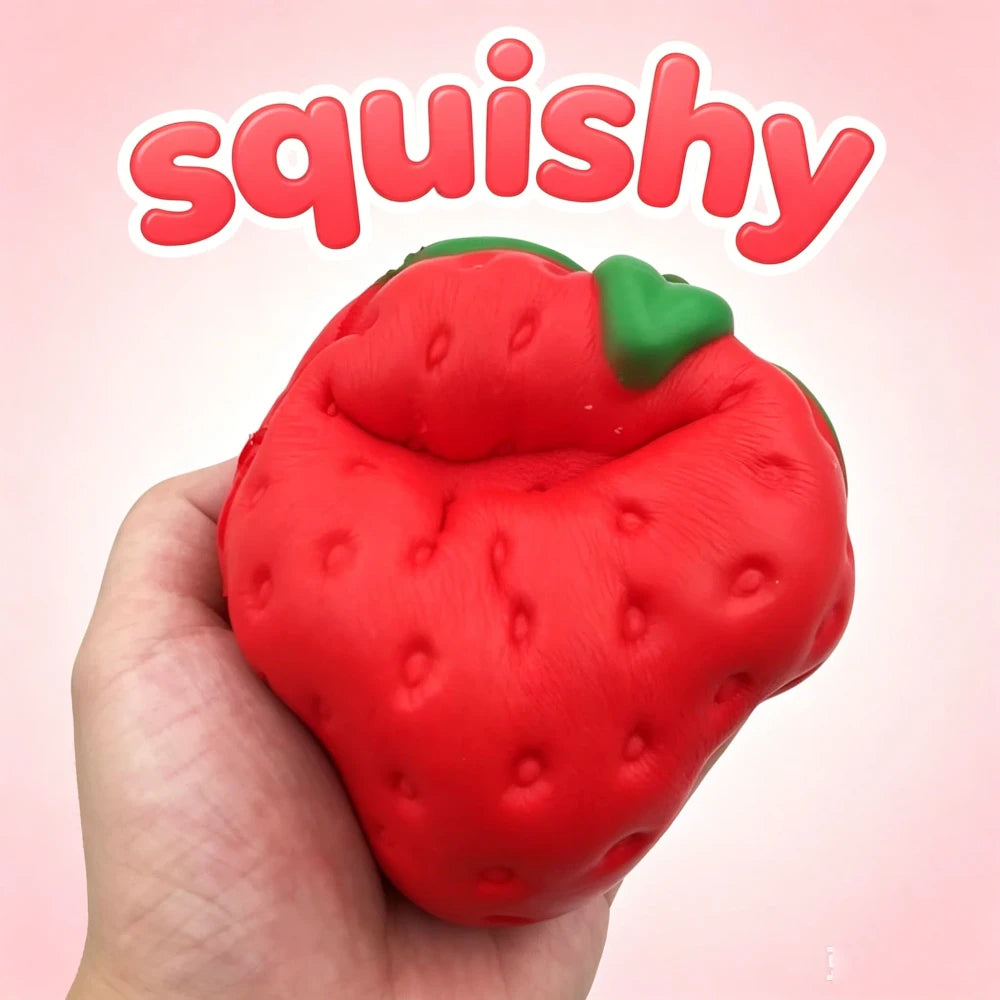 Jumbo Strawberry Stress Relief Toy