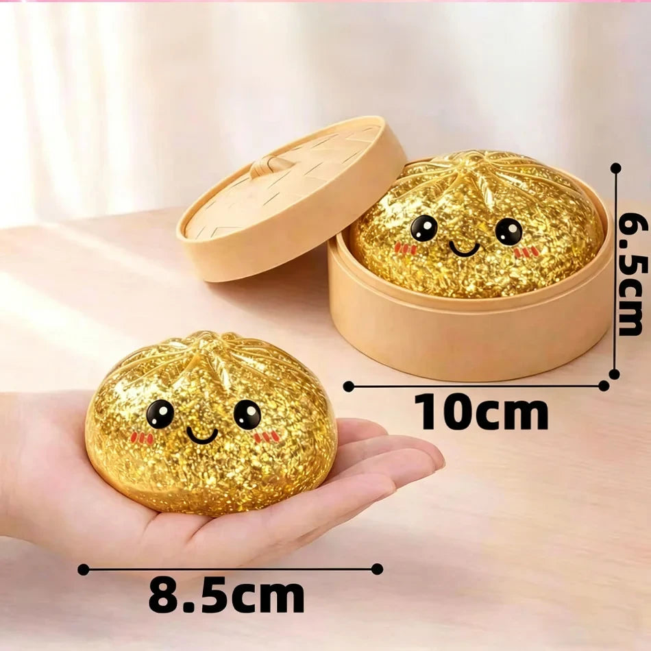 Glitter Dumpling Sensory Squishy Toy