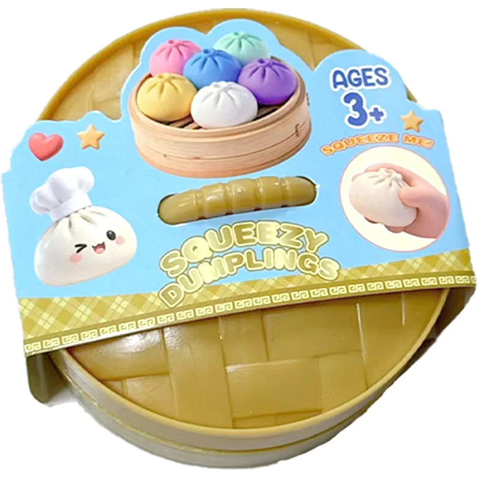Glitter Dumpling Sensory Squishy Toy