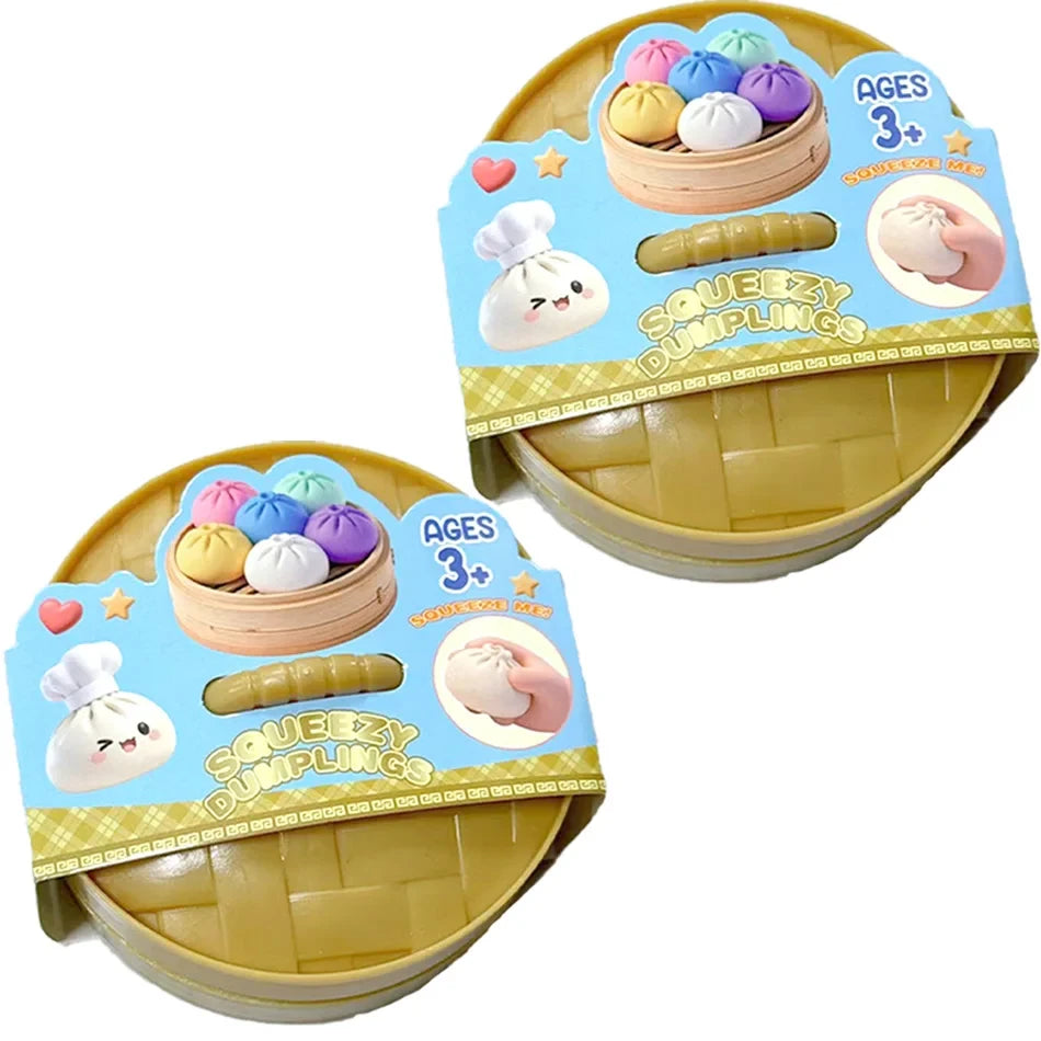 Glitter Dumpling Sensory Squishy Toy