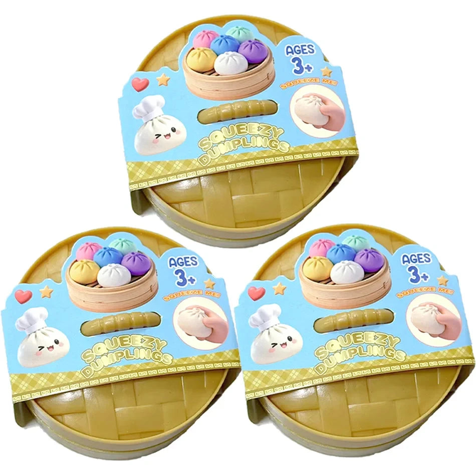 Glitter Dumpling Sensory Squishy Toy