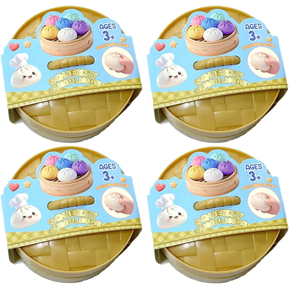 Glitter Dumpling Sensory Squishy Toy