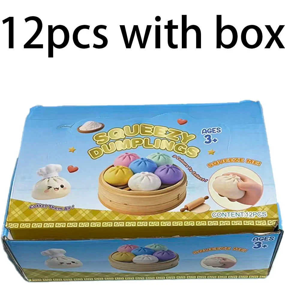 Glitter Dumpling Sensory Squishy Toy