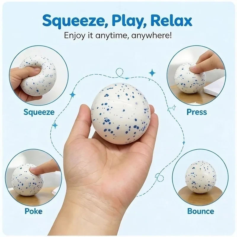 Snow Ball Crunch Fidget Toy